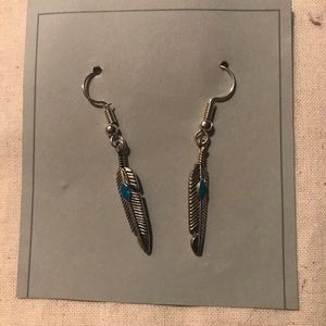 Feather earrings